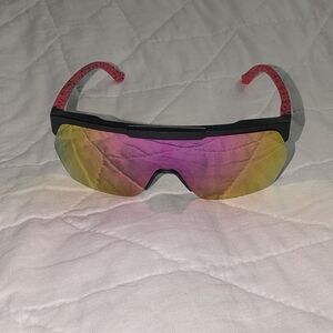 SMITH OPTICS XC Flip-Up Sunglasses ChromaPop Violet Mirror Matte Wild Child New